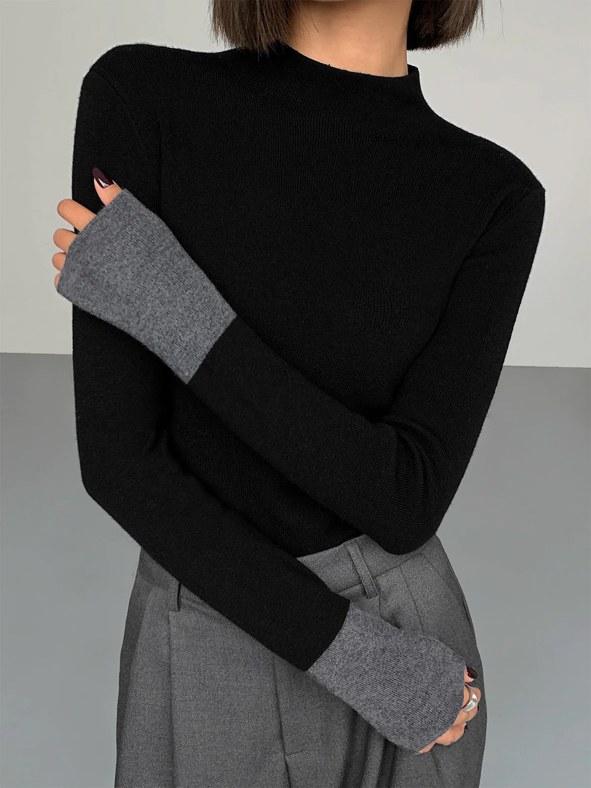 Warm Color Block Base Shirt