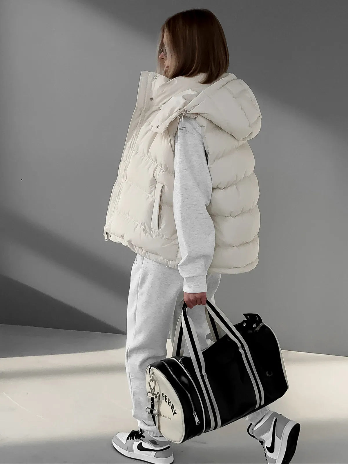Lightweight Quilted Puffer Down Coat