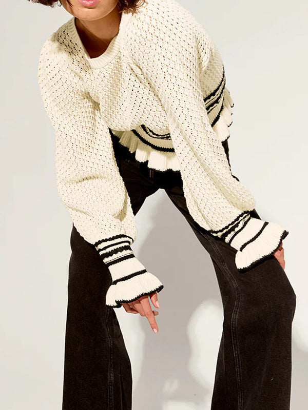 Wooden Ears Striped Sweater