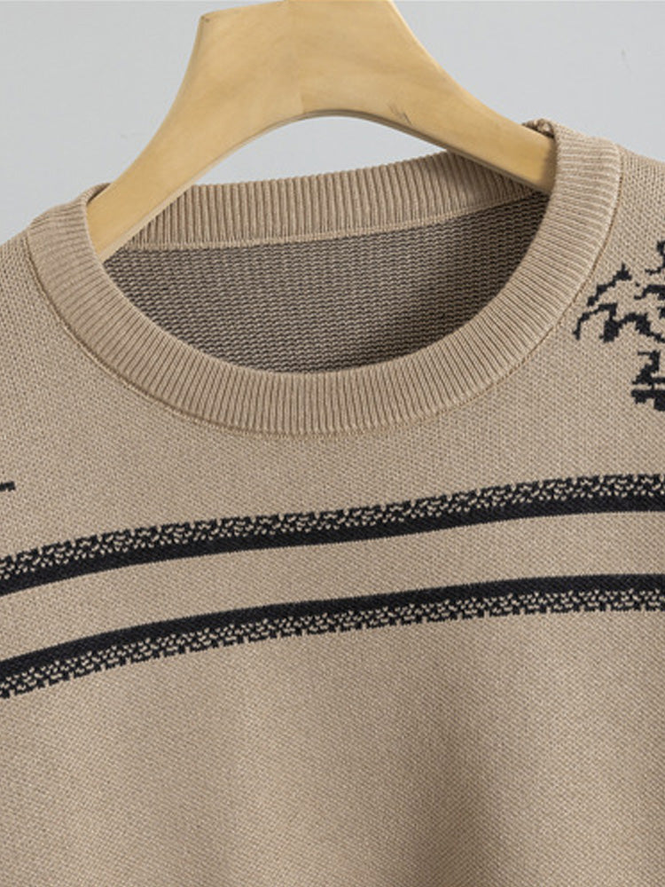 Ink Print Sweater Pants Set