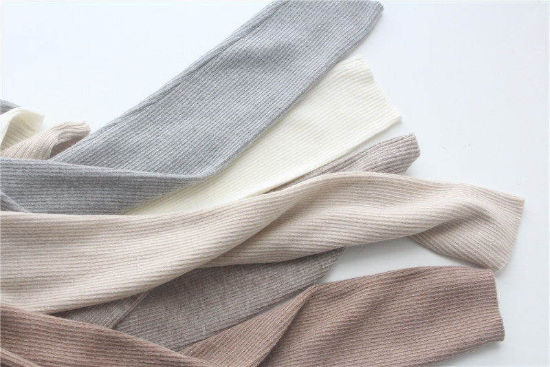 Criss Cross Turtleneck Long Sleeve Knit Top