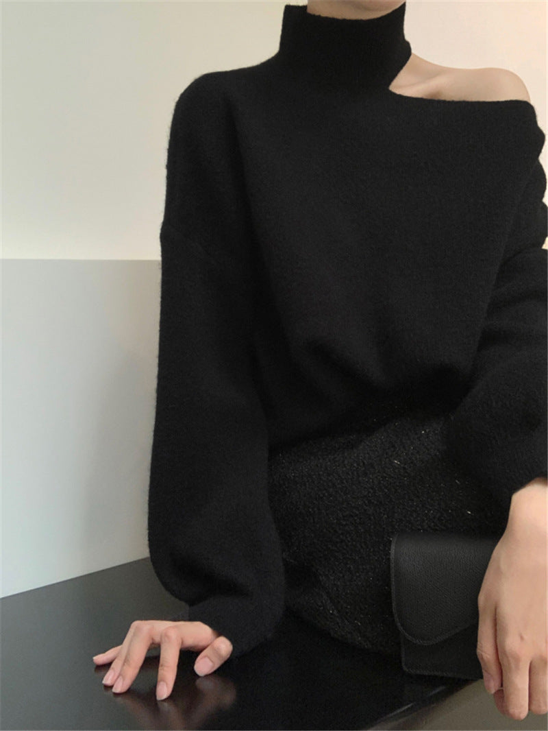 Irregular temperament sweater