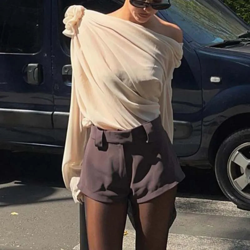 Street Style Sexy Rose Shirt