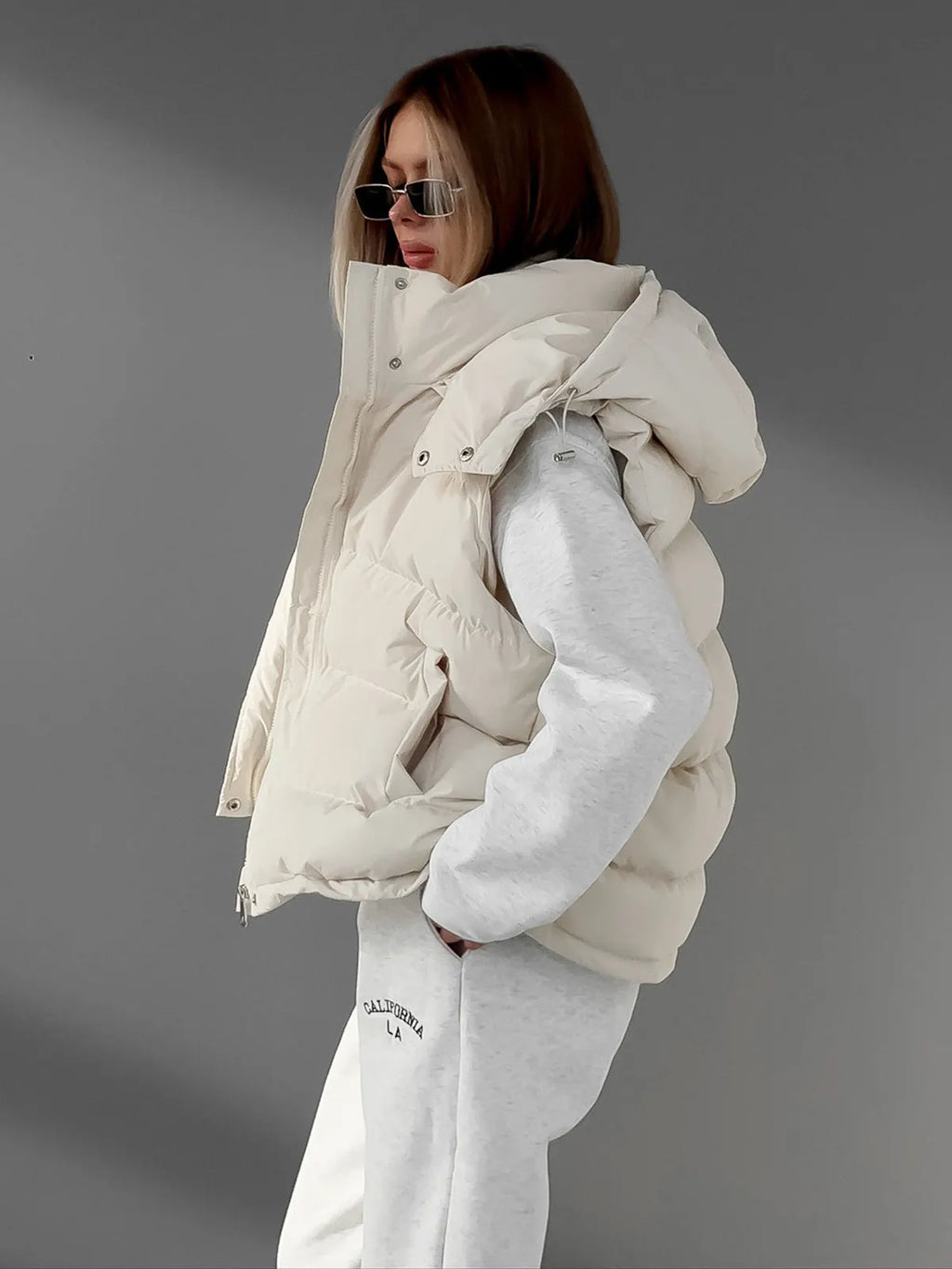 Lightweight Quilted Puffer Down Coat