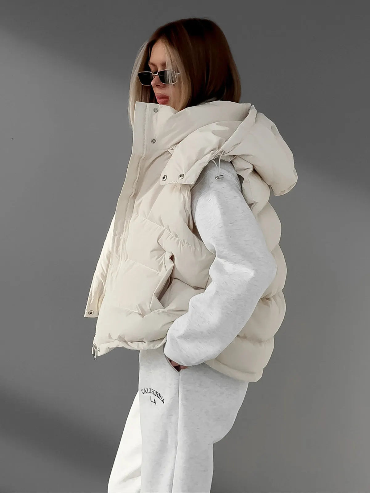 Lightweight Quilted Puffer Down Coat
