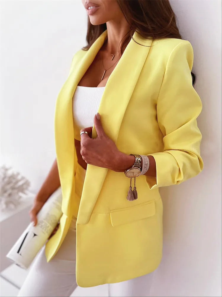 Women'S Long-Sleeved Set Jacket