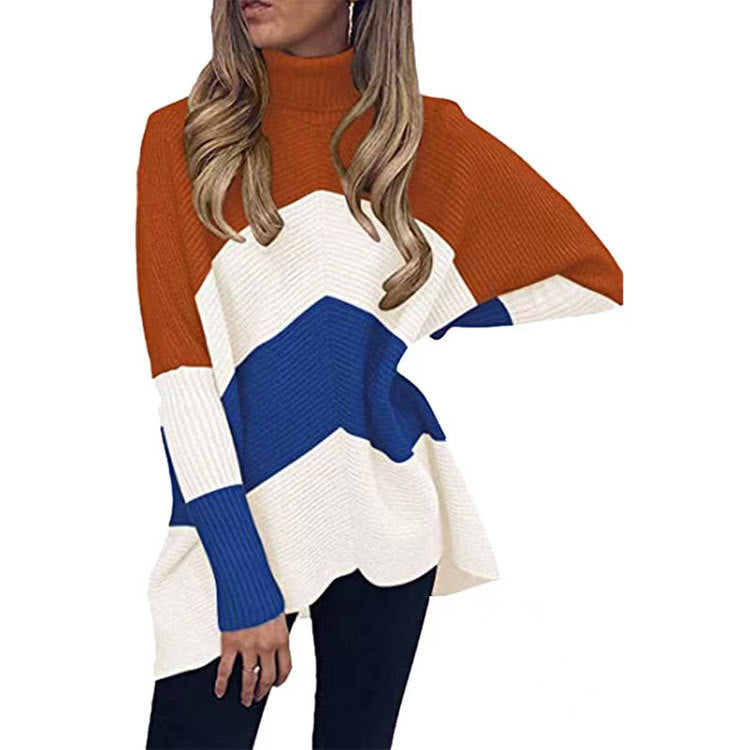 Women'S Half-High Collar Mid-Length Sweater
