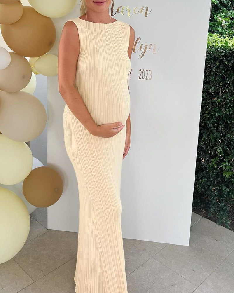 Casual Sleeveless Long Dress