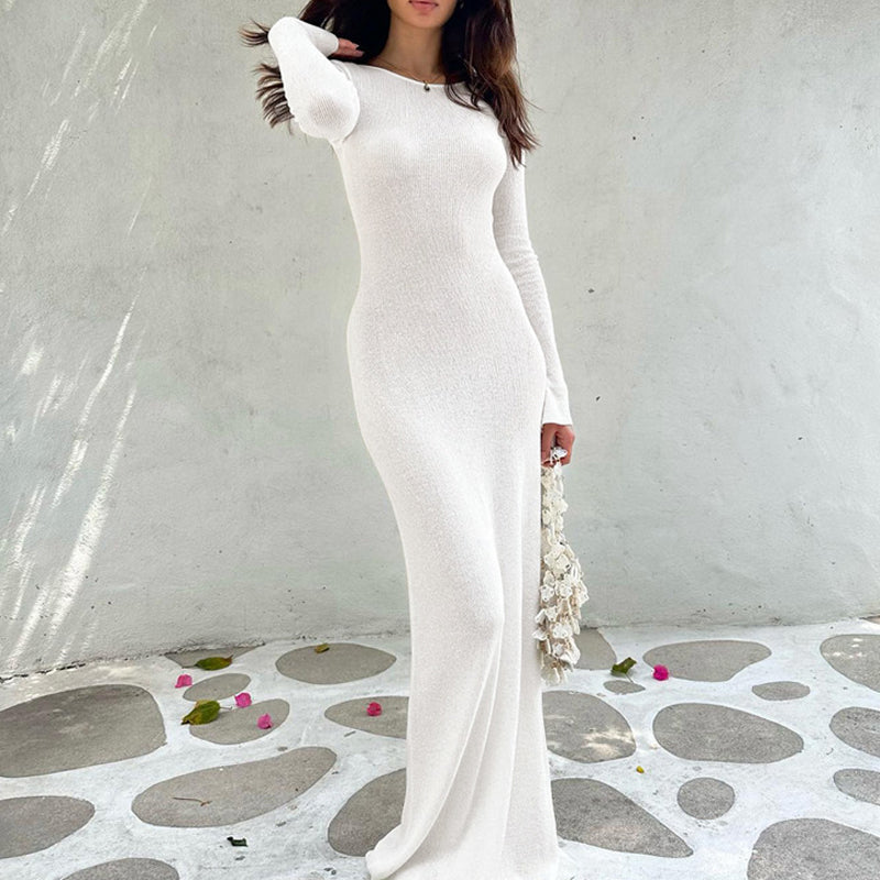 Elegant Long Sleeves Dress