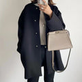 Elegant straight-fit loose casual jacket