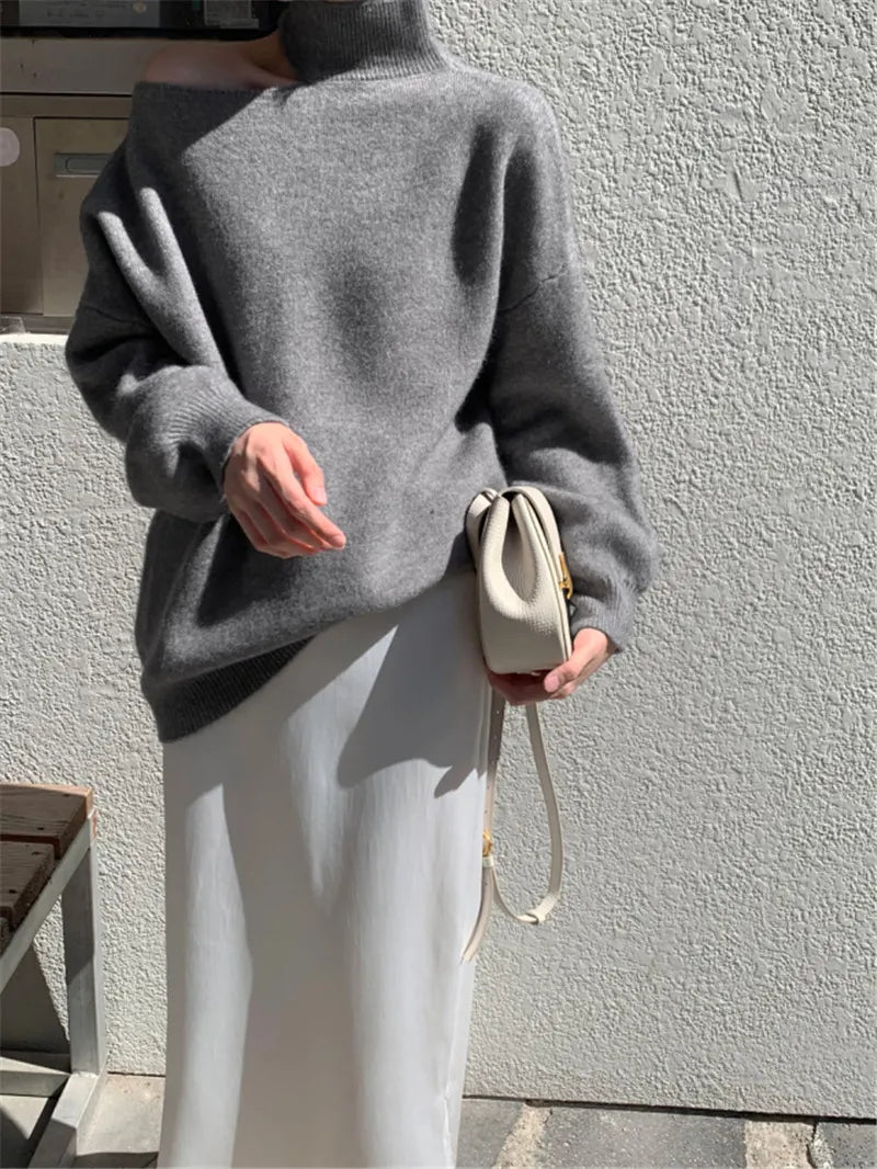 Irregular temperament sweater