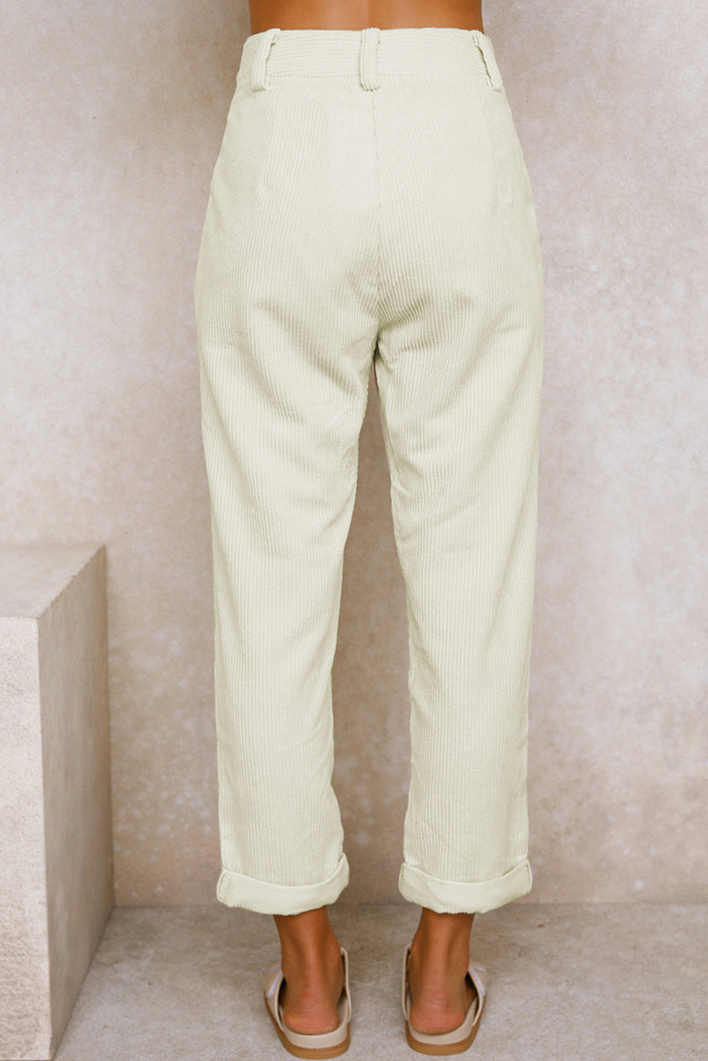 Women's Corduroy Loose Pants