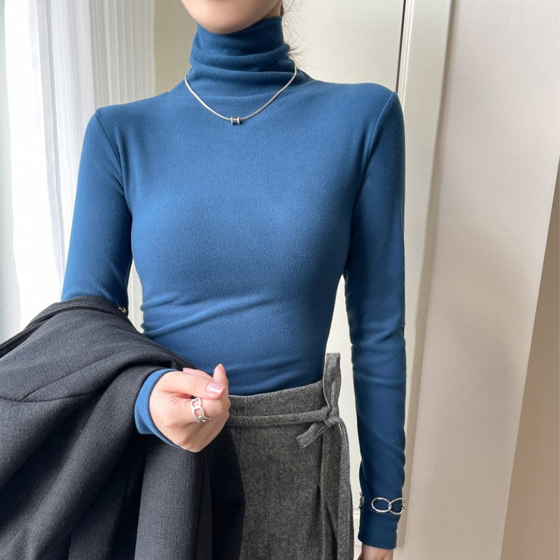 Women's Winter High -necked Cashmere Bottoming Inward