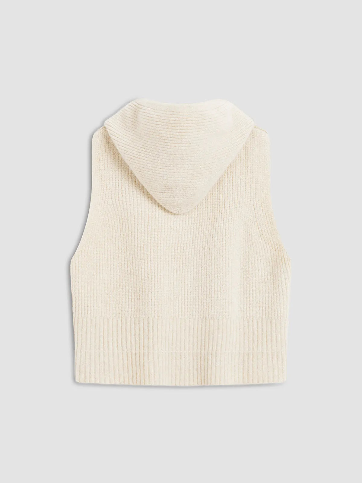 Zip Up Hooded Cardigan