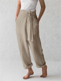 Comfy Wrap Wide Leg Pants