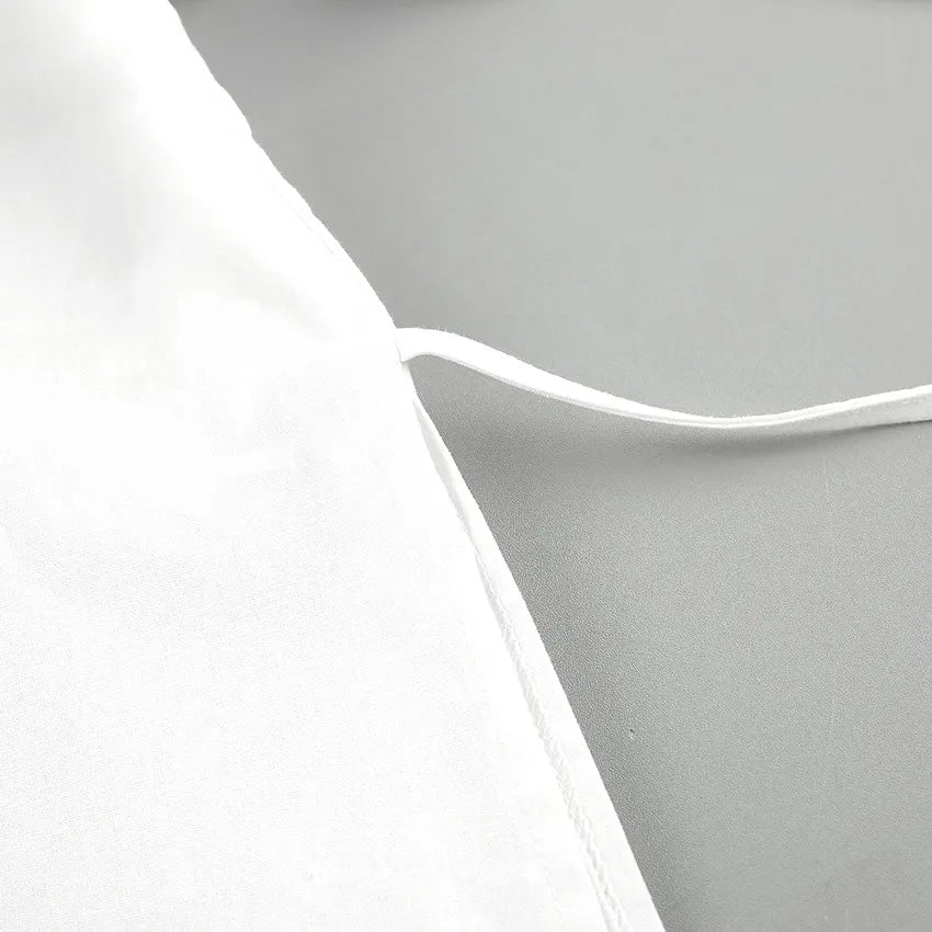 Leisure Versatile White Cotton Shirt