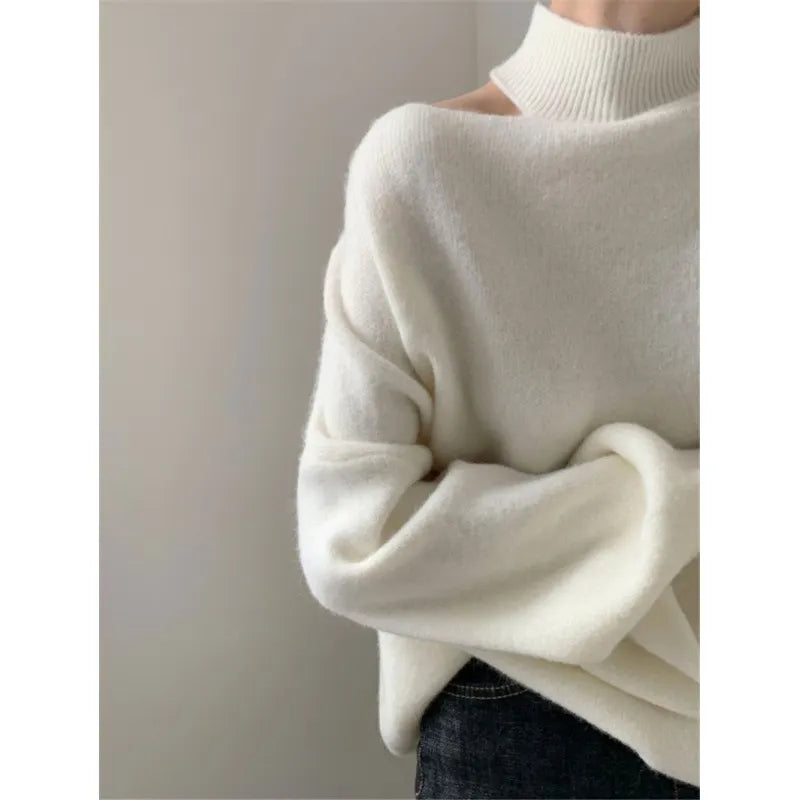 Irregular temperament sweater