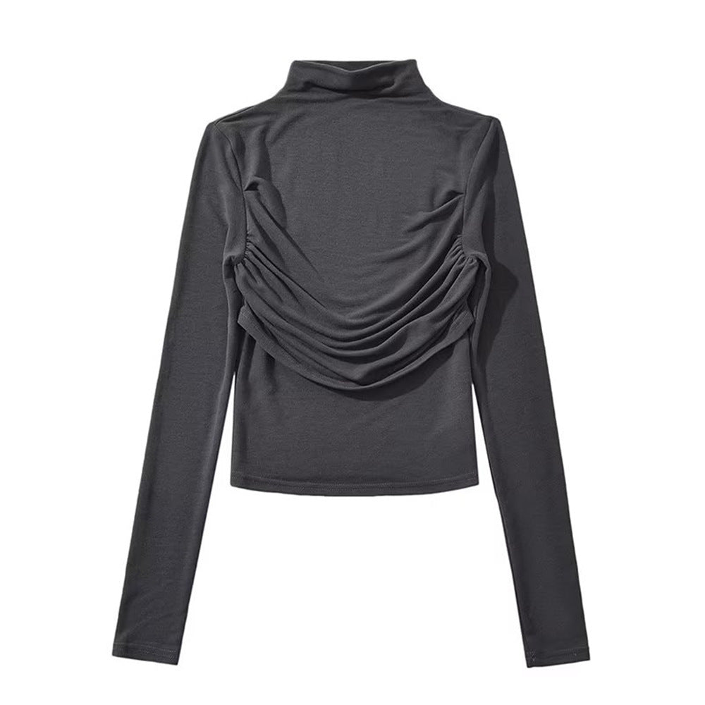 Chic Artistic Sense Fold Base Shirt
