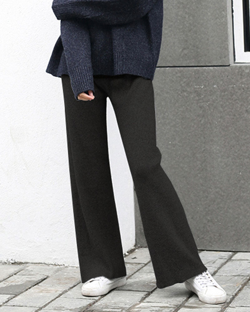 Autumn winter trousers loose straight casual pants