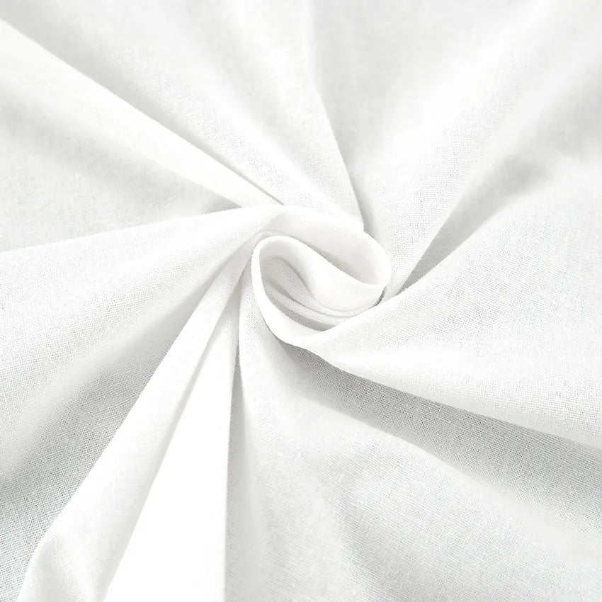 Leisure Versatile White Cotton Shirt