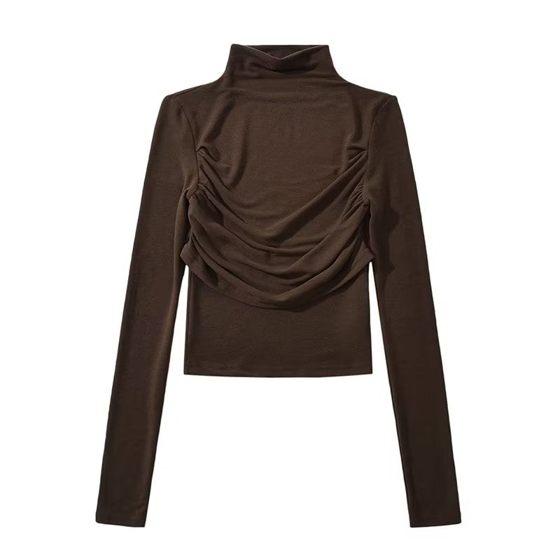 Chic Artistic Sense Fold Base Shirt