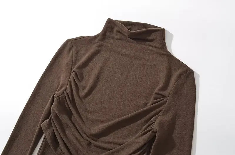 Chic Artistic Sense Fold Base Shirt