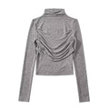Chic Artistic Sense Fold Base Shirt