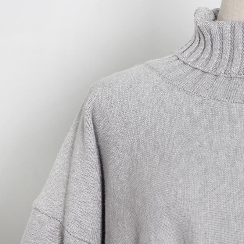 Turtleneck, Long-Sleeved, Single-Sleeved, Irregular  Cloak