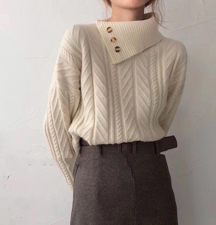 Thick Cashmere Turtleneck Sweater