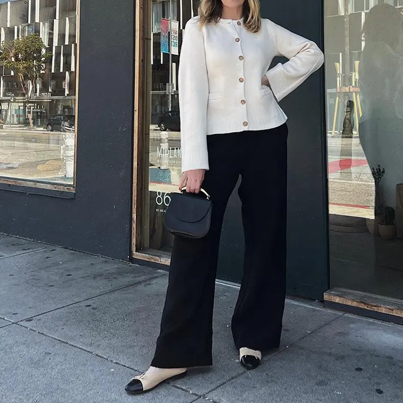 Slimming Buttons Cardigan Sweater