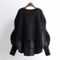 Elegant  Fake Two Piece Sweater