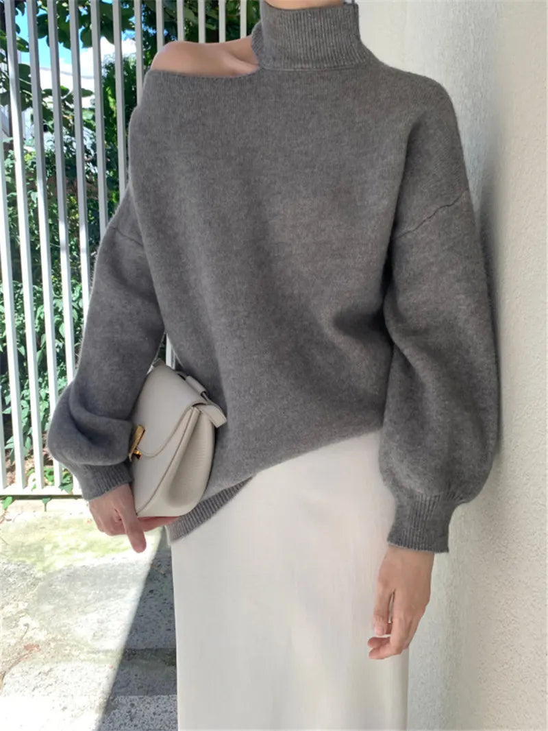Irregular temperament sweater