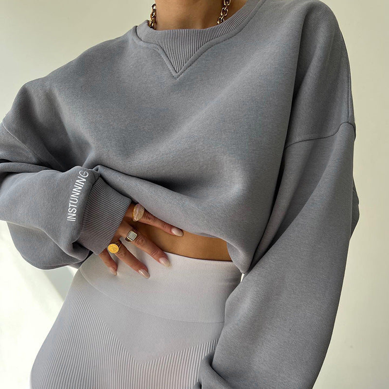 Loose Casual Printed Sweatshirt