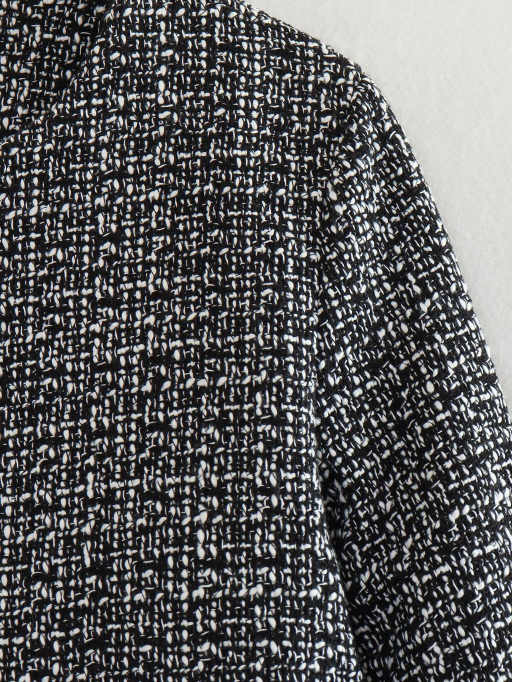 Old Money Aesthetics Tweed Blazer