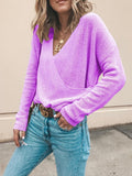Front Overlap All-Match Sweater