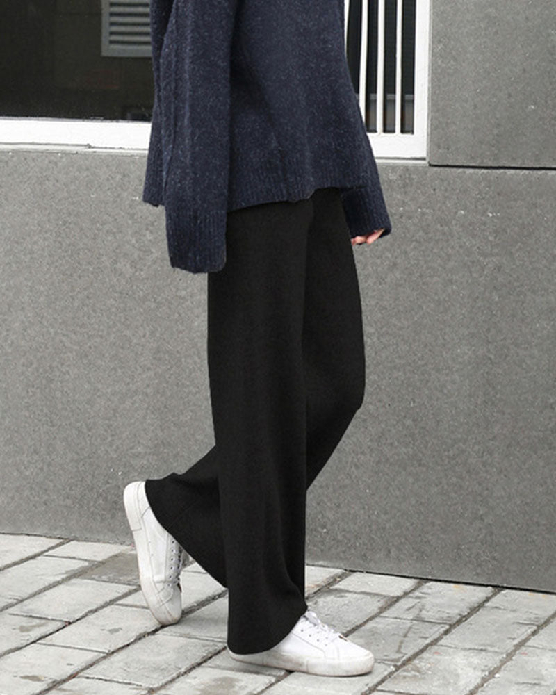 Autumn winter trousers loose straight casual pants