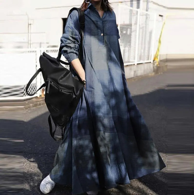 Geometric Figure Printed Maxi Dress