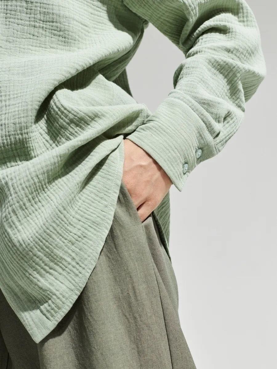 Women’s Leisure Vacation Style Cotton Shirt