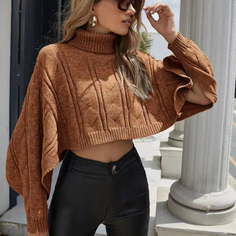 Pure Color Simple Button Knit Sweater