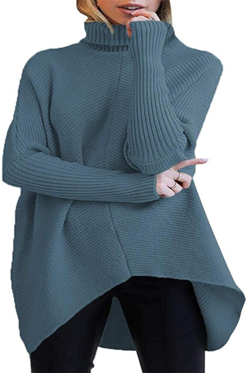 Women'S Half-High Collar Mid-Length Sweater