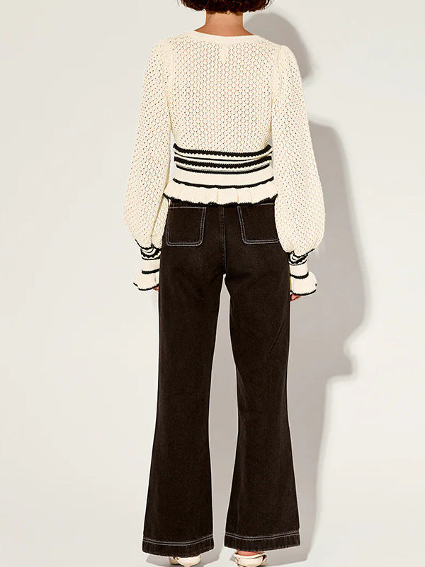 Wooden Ears Striped Sweater