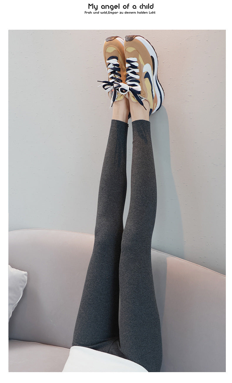 High Waist Slender Body High Elastic Warm Pants