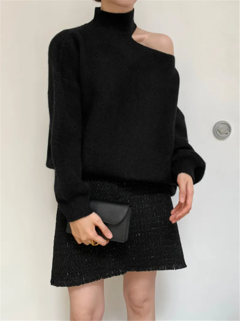 Irregular temperament sweater