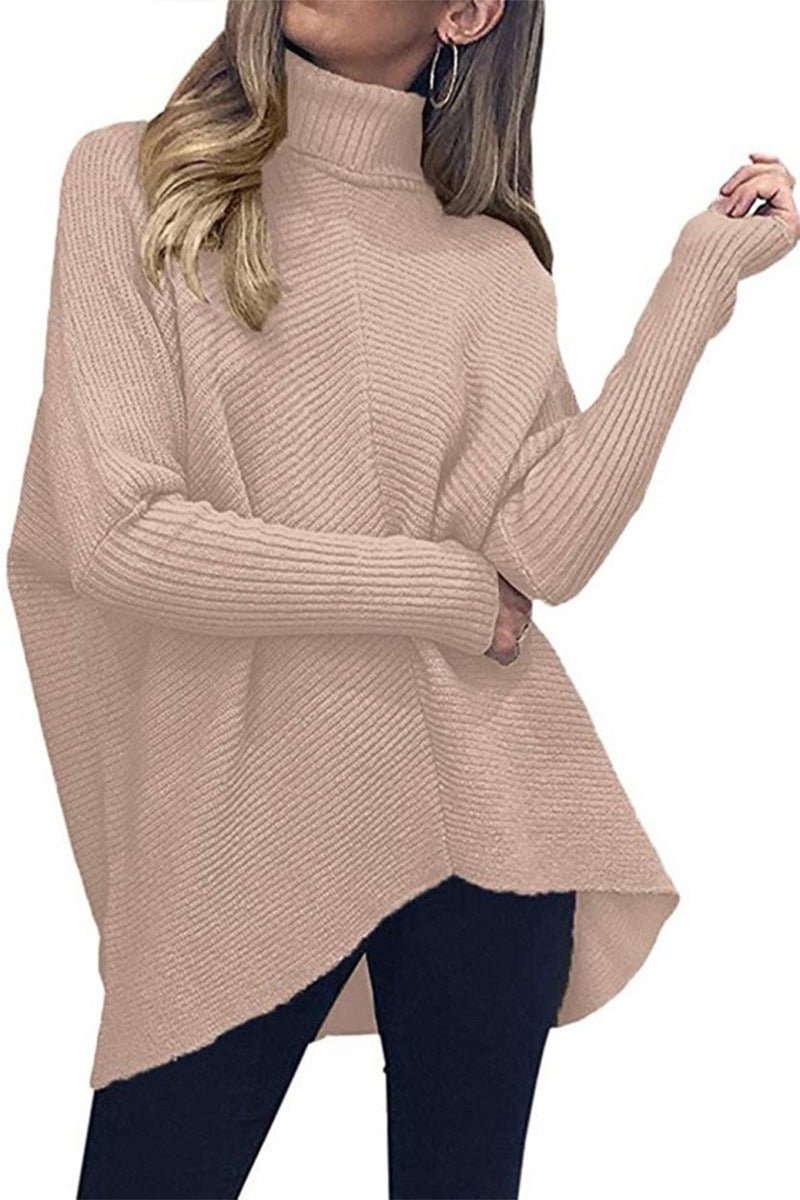 Women'S Half-High Collar Mid-Length Sweater
