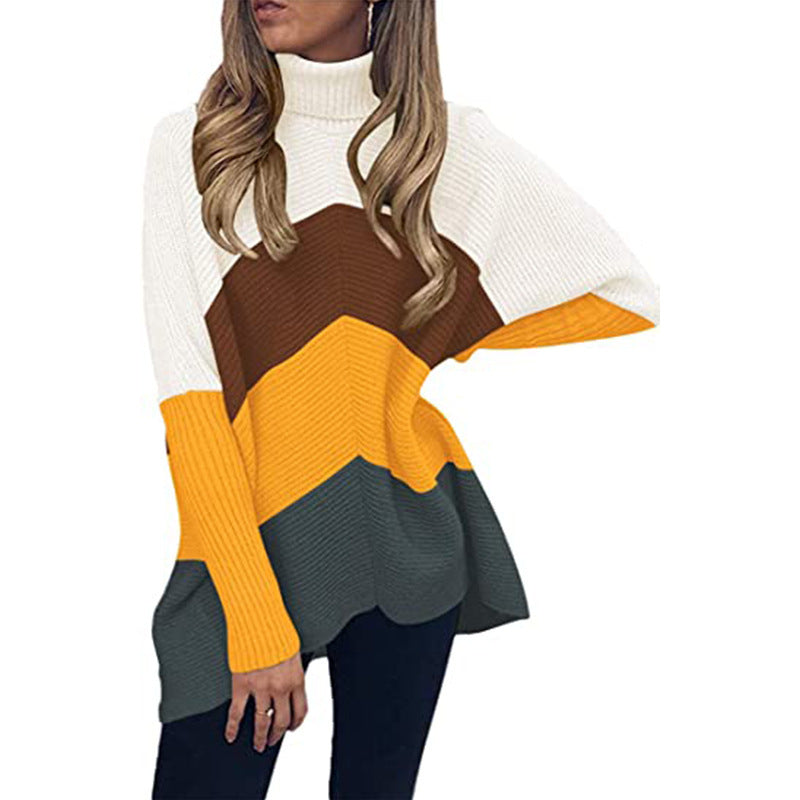 Women'S Half-High Collar Mid-Length Sweater