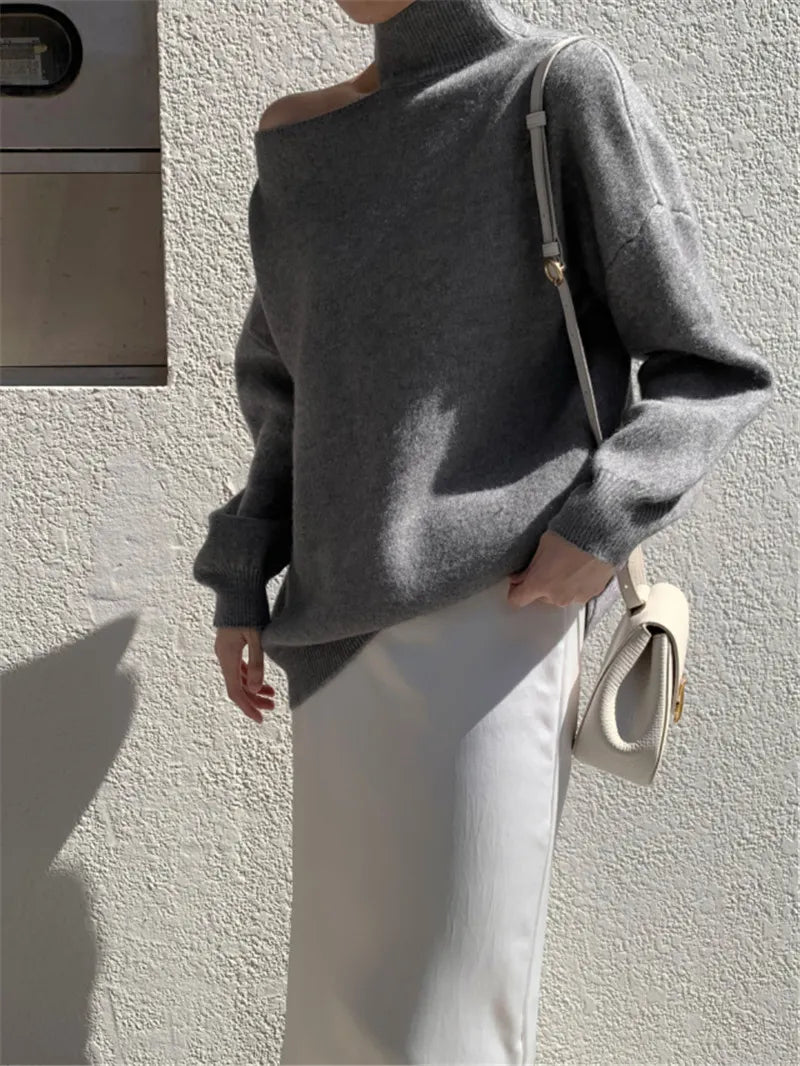 Irregular temperament sweater