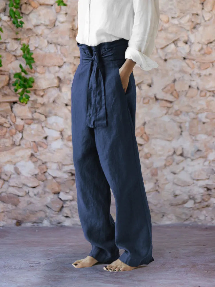 Comfy Wrap Wide Leg Pants