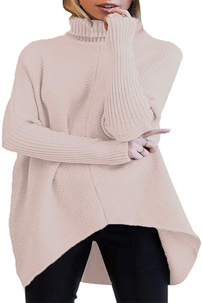 Women'S Half-High Collar Mid-Length Sweater