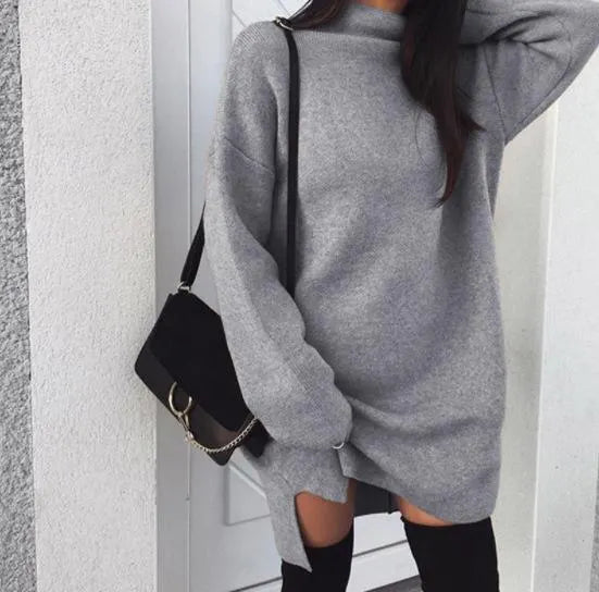 Casual Oversize Kintted Dress