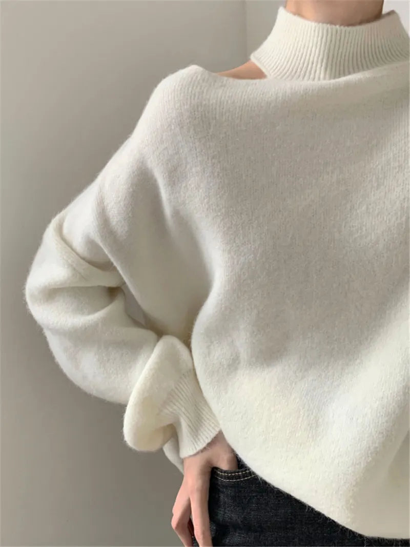 Irregular temperament sweater